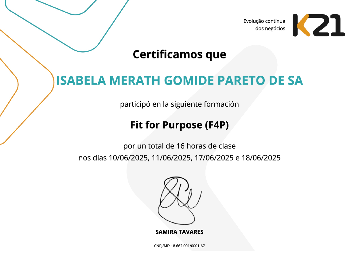 Certificado K21